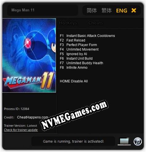 mega man 11 trainer
